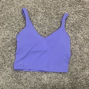 Lululemon Purple Cropped Align Tank